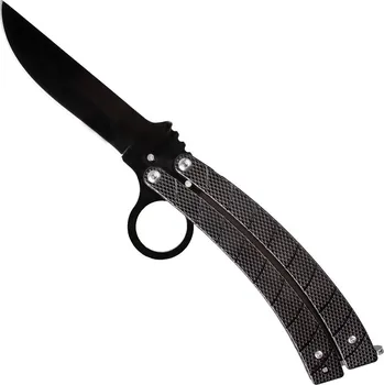 Sebeobrana Chladné Zbraně Motýlek "CURVE BALISONG 2" černý
