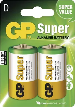 článková baterie Baterie GP Super Alkaline LR20 (D, velké mono) bl.