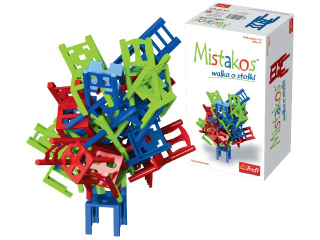 Trefl Mistakos Gioco Colorato In Scatola, Sfida Di Equilibrio Per Famiglie E Bambini