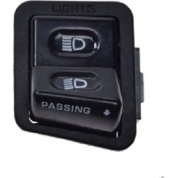 Elektroinstalace pro motocykl přepínač světel do krytu řídítek + světelná houkačka