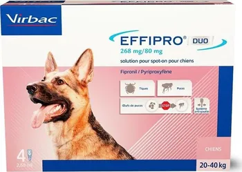 Antiparazitikum pro psa Virbac Effipro Duo Dog