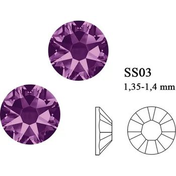 Swarovski Ametyst 50 ks