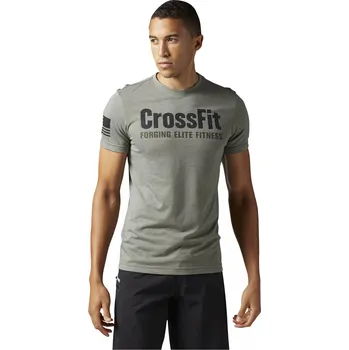 Pánské tričko Reebok Crossfit Forging Elite Fitness Tee šedé