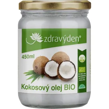Zdravý Den Kokosový olej bio Rostlinný olej Zdravý Den Kokosový olej bio