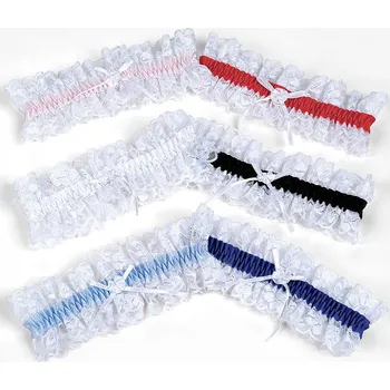 Podvazkový pás Podvazek pro nevěstu 19, Uni, bílá, Shirley of Hollywood