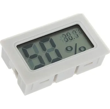 Teploměr s vlhkoměrem - bílý