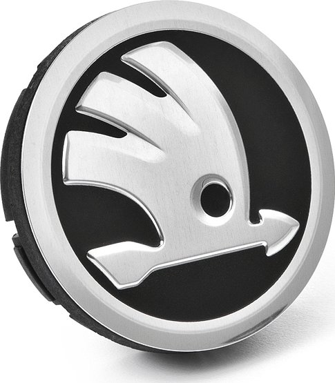 Ozdobný střed kola Škoda originál 1 ks