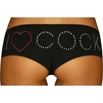 Kalhotky Kalhotky Hustler "I love cock", M/L, černá, Hustler