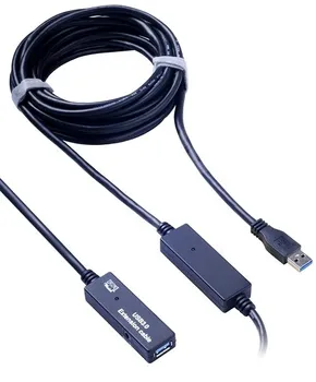 Datový kabel PremiumCord USB 3.0 repeater a prodluž. kabel 10 m