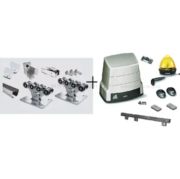 Pohon brány ROGER TECHNOLOGY ROGER H30 SZ 1 kompletní sestava pro posuvnou bránu do 4,5m průjezdu s pozinkovaným profilem STAGE SZ, pohon