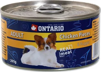 Krmivo pro psa Ontario Chicken Pieces + Nugget 200 g