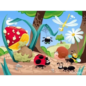 Fototapeta Fototapeta vliesová život v lese 360x270cm AG Design FTN XXL 0407 1059