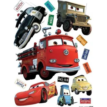 Samolepící dekorace Samolepka na zeď Disney Cars 65 x 85 cm DK 1794
