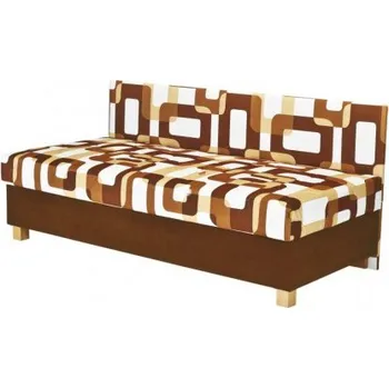 Postel Postel zvýšená s čelem Pavel 90 cm Hnědá