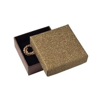 Dárková krabička Šperky4U Krabička na soupravu šperků, stříbřitě hnědá - KR0152-BR