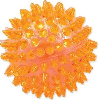 Hračka pro psa Dog Fantasy míček pískací oranžový 8 cm