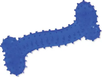 Hračka pro psa Dog Fantasy gumová modrá kost 11 cm