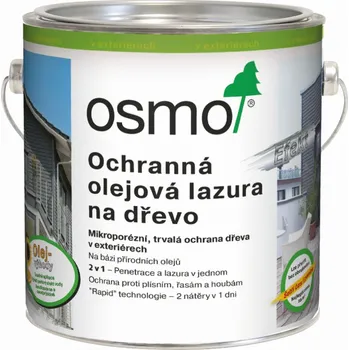 Olej na dřevo OSMO Ochranná olejová lazura efekt (OSMO Barvy na dřevo venku)