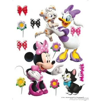 Samolepící dekorace Samolepka na zeď Disney Minnie a Daisy 65 x 85 cm DK 1768