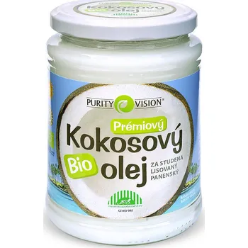 Purity Vision Kokosový olej panenský bio, 600 ml