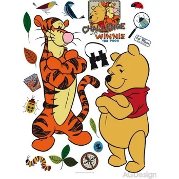 Samolepící dekorace Samolepka na zeď Disney medvídek Pú 65 x 85 cm DK 866