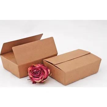 Dárková krabička Vanička na pralinky malá - kraftová