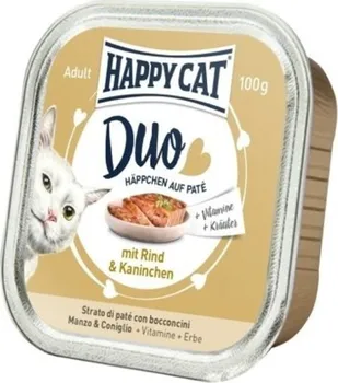 Krmivo pro kočku Happy Cat Duo Menu hovězí/králík 100 g