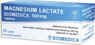 Magnesium lactate Biomedica 500mg 100 tbl.