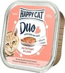 Happy Cat Duo Menu drůbež/losos 100 g