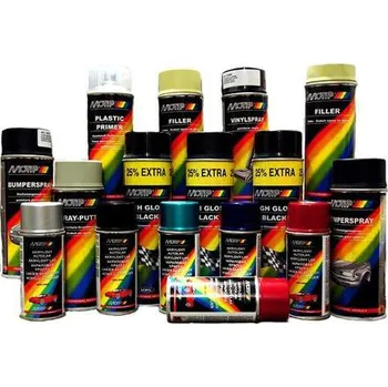 Barva ve spreji Motip akrylový autolak škoda SD 4709 modrá virtuální 150 ml (Kvalitní akrylátová barva ve spreji )