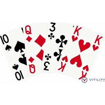Poker HRACÍ KARTY S VELKÝMI SYMBOLY