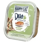 Happy Cat Duo Menu drůběž/jehně 100 g