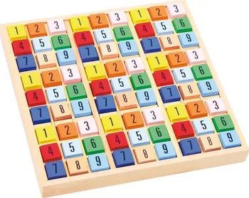 Dřevěná hračka Legler Sudoku - barevné kostičky