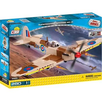 Stavebnice COBI Recenze Cobi Small Army 5525 Supermarine Spitfire Mk.IX