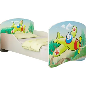 Dětsný nábytek Dětská postel - Letadlo 180x80 cm