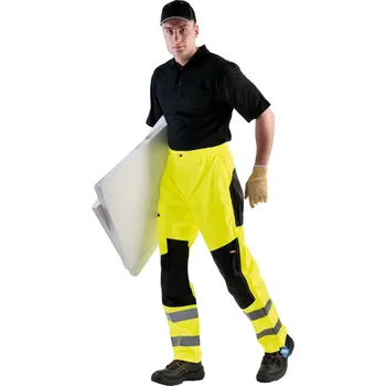 montérky Červa Ticino Výstražné kalhoty reflexní žluté/černé