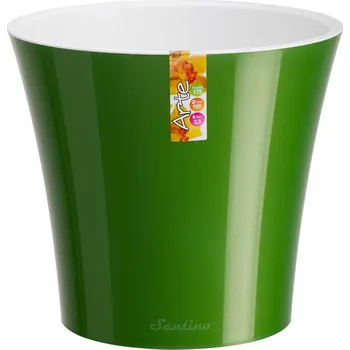 Květináč Santino Květináč ARTE samozavlažovací 1,2l zelená/bílá