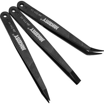 Sada pinzet Genborx JM-T11 (Sada 3 speciálních precizních pinzet pro elektronické součásti. )