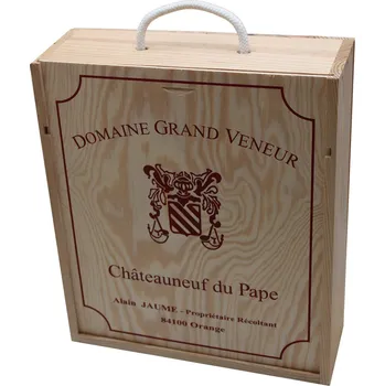 Mont Redon Akce Ihned dřevěná dárková krabice Alain Jaume bez láhví