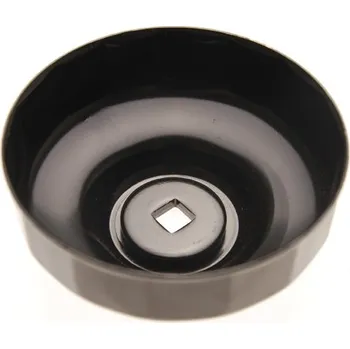 Autodílna hlavice na povolování olejových filtrů 74 mm, 15ti hran