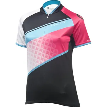 cyklistický dres Kellys Jody kr. rukáv coral/azure