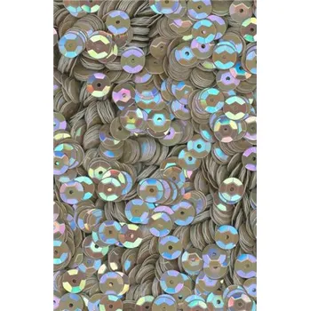 Flitry béžové AB - iris, miska 6 mm 6705-199, Baleni 25 g FLITRY 6 MM