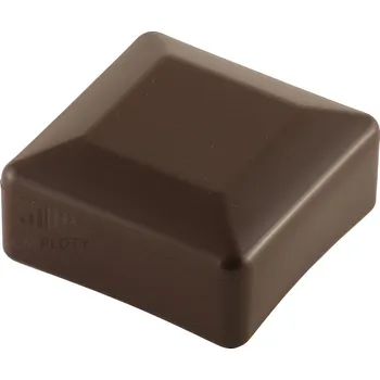 Příslušenství pro plot Čepička PVC 60x60 mm, hnědá