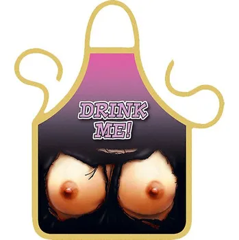 Žertovný předmět Mini zástěra na láhev Drink Me!