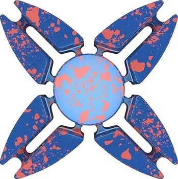 Gadget Teddies Fidget Spinner Alu Star modrý