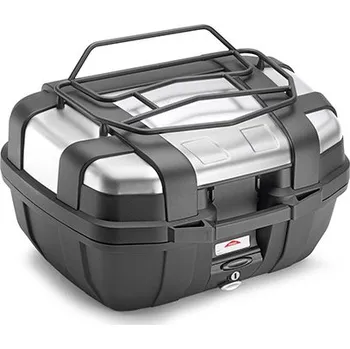 Zavazadlo na motocykl Givi E142B černý nosič na víko kufru GIVI Trekker TRK 52N (zahrá