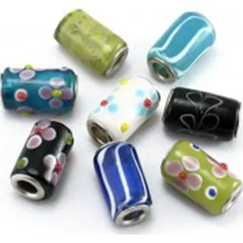 Korálek , mix barev, váleček L0242 , Barva Světle modrá L0242