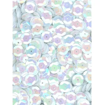 Flitry bílé AB - iris, miska 8 mm 6729-508, Baleni 25 g FLITRY 8 MM