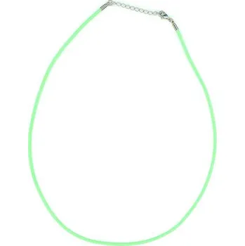 Náhrdelník Náhrdelník gumový L2432 , Barva Zelená L2432
