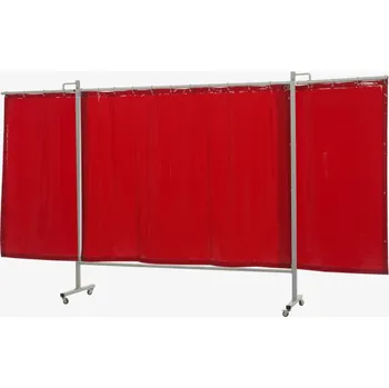 Svářečka AEK-ochranné zástěny Svařovací zástěna OMNIUM Tryptych ORANGE CE, 36.36.15 AEK